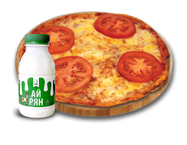 А!PIZZA МАРГАРИТА+АЙРЯН 250ml