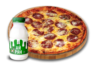 А!PIZZA ПЕПЕРОНИ+АЙРЯН 250ml