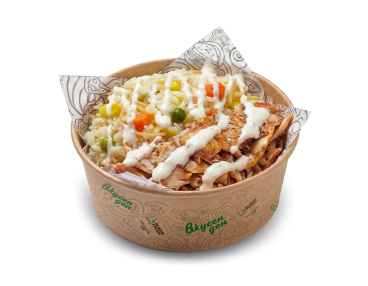 DONER BOWL WITH CHICKEN AND RISE